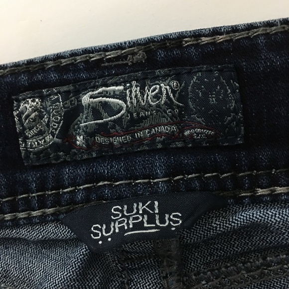 Silver Jeans Suki Low Rise Dark Wash Bootcut Jeans Size 26 - Picture 6 of 8